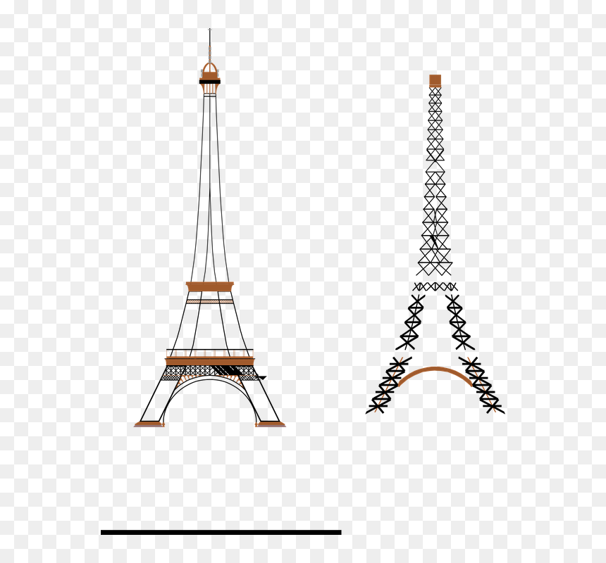 Eiffel Tower Vector Png, Transparent Png - eiffel tower vector png