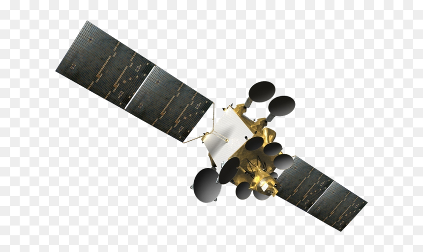 Amos 4 Deployed In Space - Amos 4 Satellite, HD Png Download - satelite png