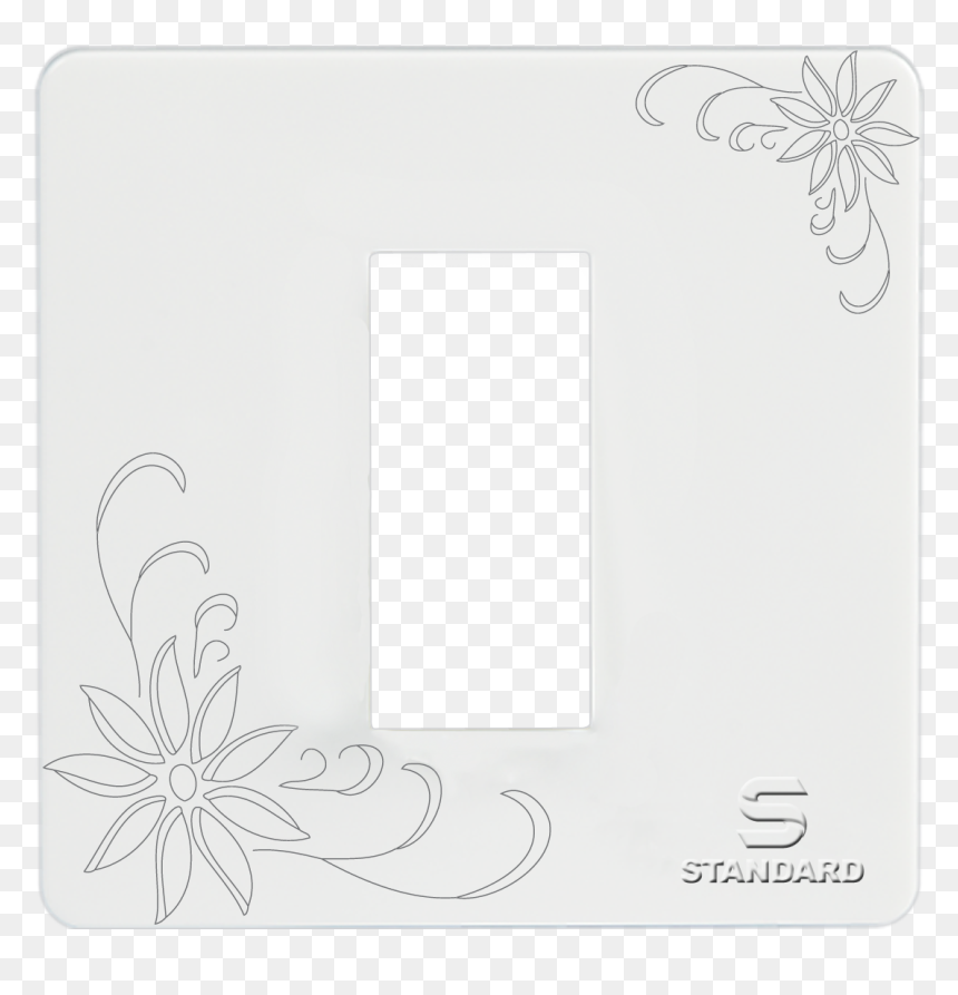 1 M Aster Cover Plate White Aster - Butterfly, HD Png Download - aster png