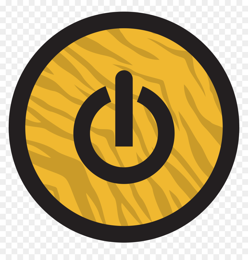 Tiger Start Up Button - Circle, HD Png Download - sign up button png