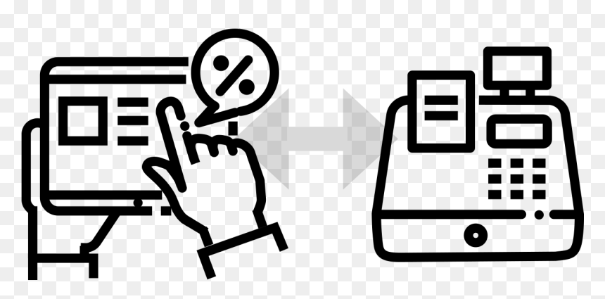 Transparent To Get Up Clipart - Cash Register Logo Png, Png Download - register icon png