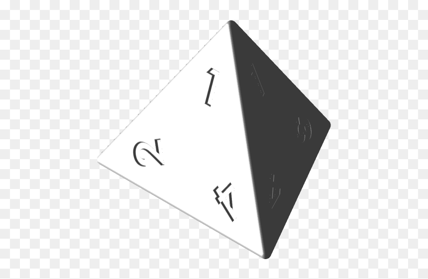 Triangle, HD Png Download - dnd dice png