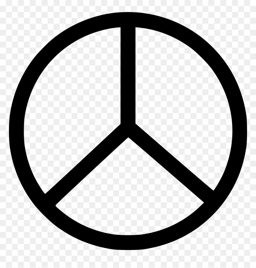 Peace Sign Love Outdoor Outside - Transparent Background Peace Logo Png, Png Download - outside png