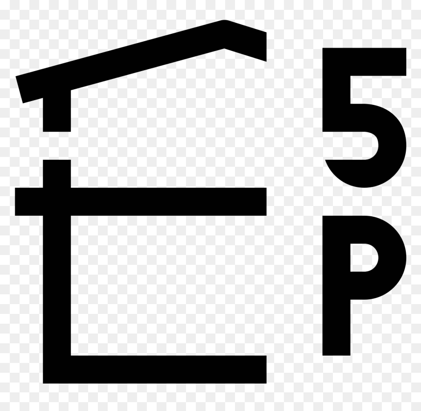 Parking Et 5ème Étage Icon, HD Png Download - parking icon png