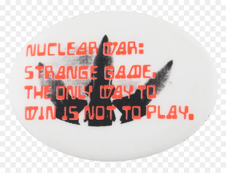 Nuclear War Strange Game Cause Button Museum - Wall Clock, HD Png Download - play game button png