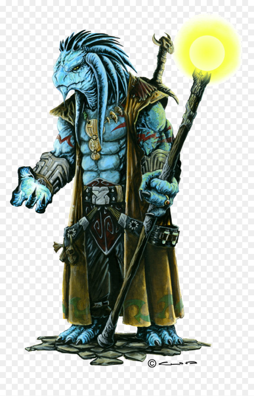Image Result For Blue Dragonborn Sorcerer - D&d 5e Blue Dragonborn Sorcerer, HD Png Download - sorcerer png