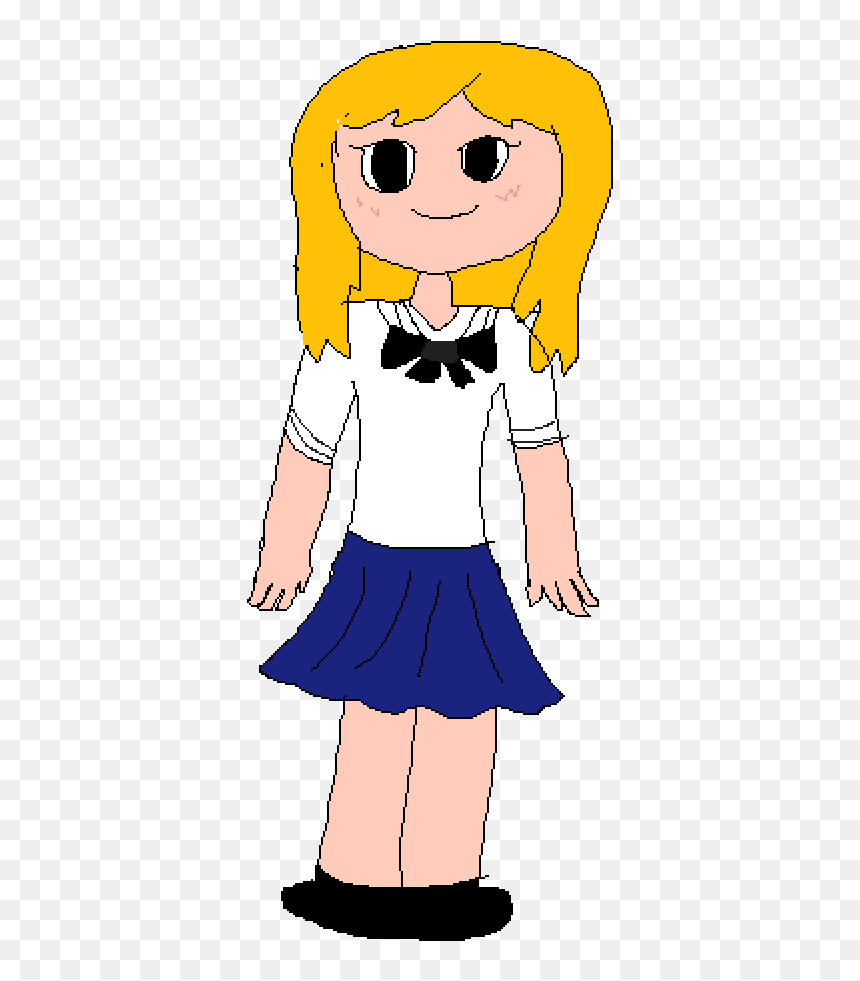 Cartoon, HD Png Download - school girl png