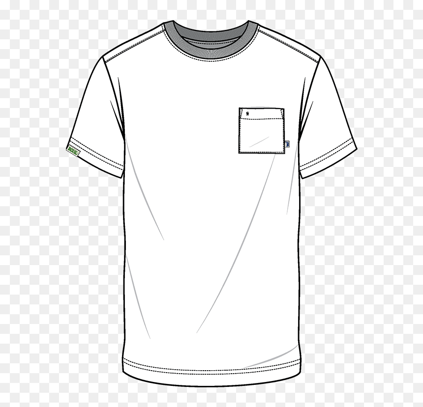Active Shirt, HD Png Download - shirt pocket png