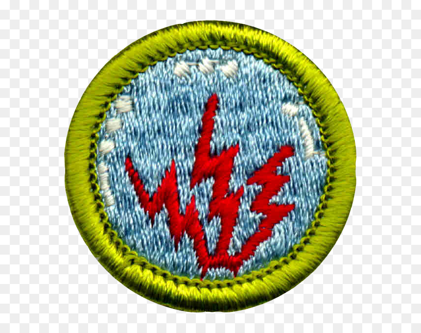 Radio Merit Badge - Merit Badge, HD Png Download - badge outline png