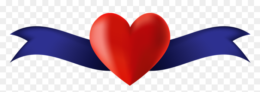 Vector Graphics, HD Png Download - heart banner png