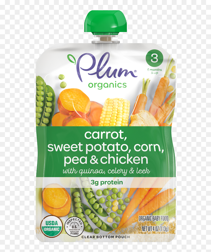 Stage 3 Plum Organics, HD Png Download - baby chicken png