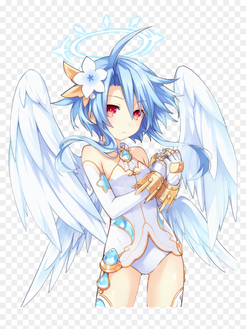 Transparent White Heart Outline Png - Cyberdimension Neptunia 4 Goddesses Online Blanc, Png Download - white heart outline png