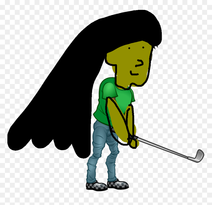 Cartoon Clipart , Png Download - Cartoon, Transparent Png - golf swing png