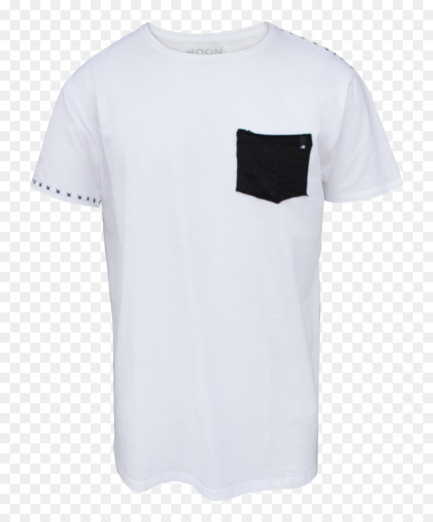 Men T-shirt Pocket Bintang - Active Shirt, HD Png Download - shirt pocket png