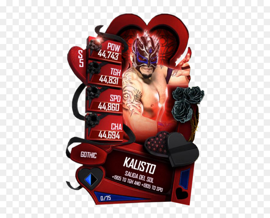 Wwe Supercard Neon Cards, HD Png Download - kalisto png