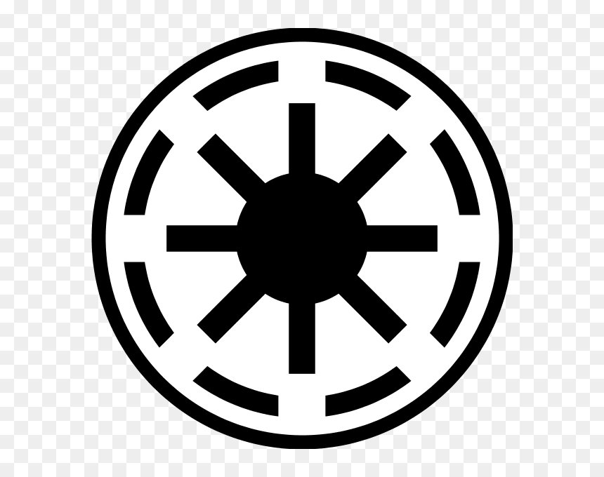 Star Wars Vehicle Collection Map 18 - Galactic Republic Symbol, HD Png Download - sith empire logo png