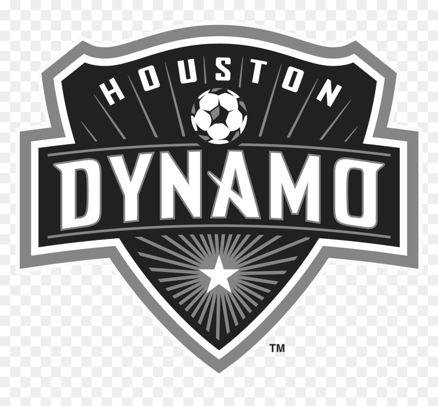 Houston Dynamo Black Logo, HD Png Download - badge outline png