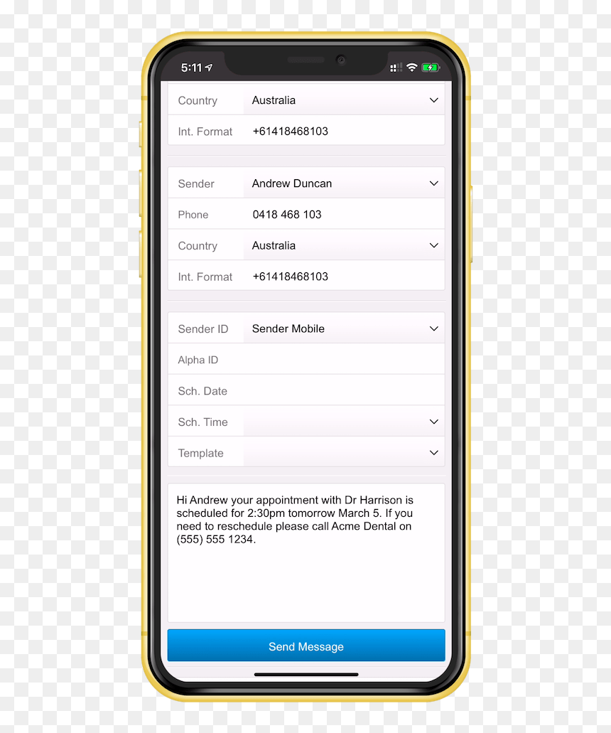 Iphone, HD Png Download - iphone message png