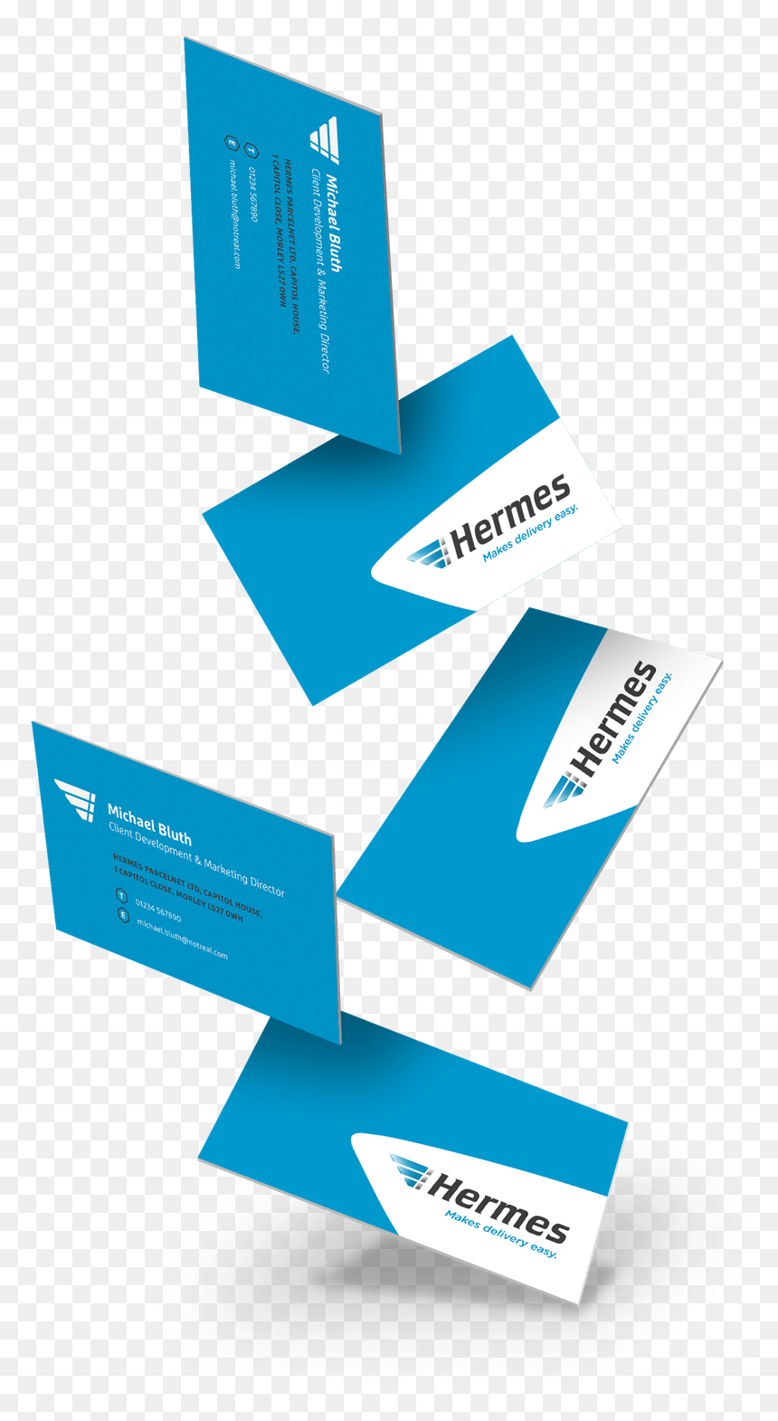 Hermes Business Cards"
 Width="794"
 Height="1490"
 - Hermes, HD Png Download - hermes logo png