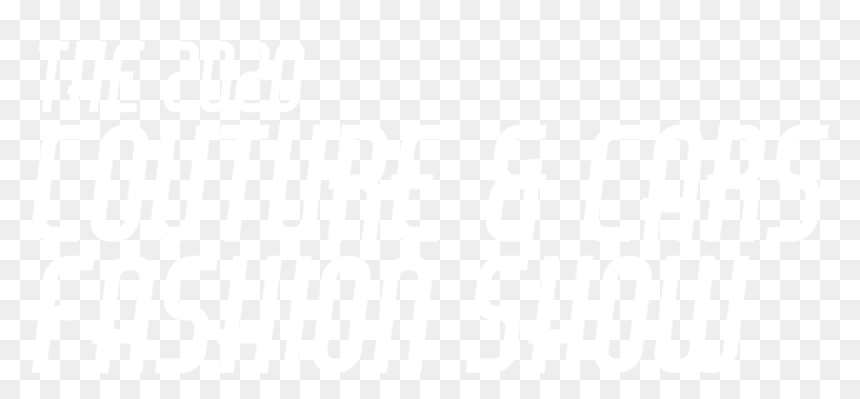2020 Couture And Cars Fashion Show Logo White-02 - Johns Hopkins Logo White, HD Png Download - fashion show png