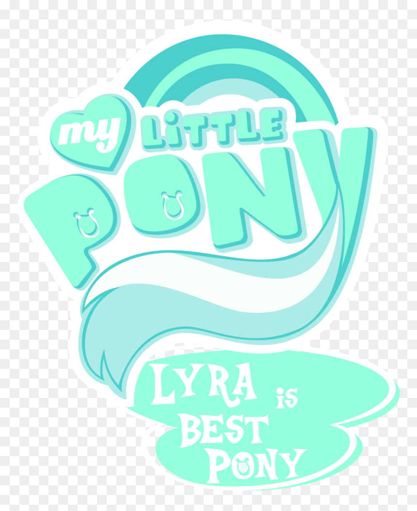 My Little Lyra 1 Best Pony Rainbow Dash Twilight Sparkle - My Little Pony, HD Png Download - my little pony logo png
