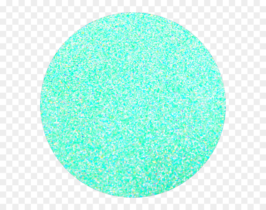 181 Mint Chiffon - Pearlescent Glitter, HD Png Download - blue glitter png
