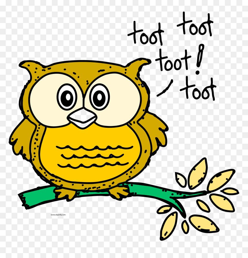 Toot Toot Owl Clipart Png Download - Toot Clipart, Transparent Png - owl clip art png