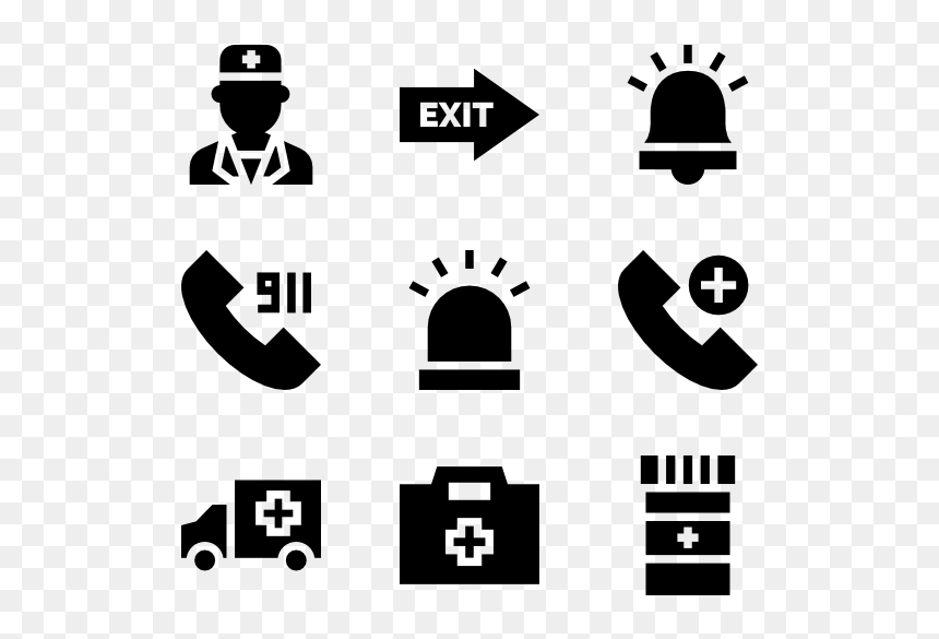 Military Icons Png, Transparent Png - emergency icon png