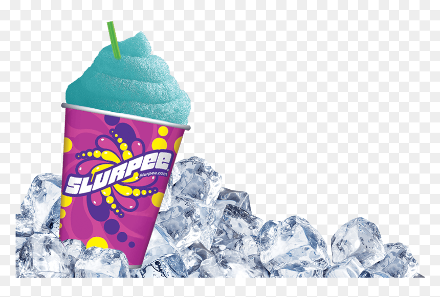 Stripes Return To Stripes Free Small Slurpee Slurpee - Ice Cubes, HD Png Download - slurpee png
