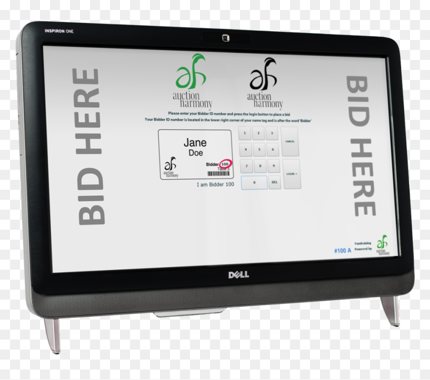 Technology Auction Touch Screen Kiosk Home Screen - Led-backlit Lcd Display, HD Png Download - auction png