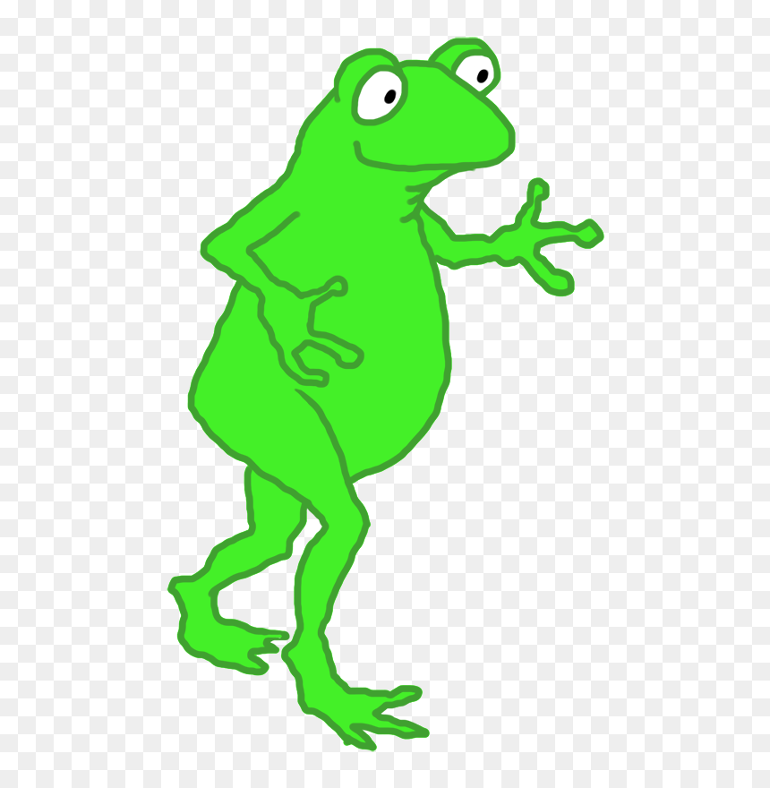 Dancing Funny Frog Png - Frog Man Png, Transparent Png - wednesday frog png