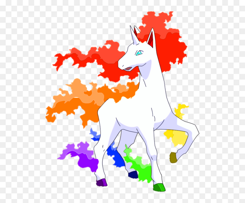 A Shiny Banette Fix, Sonic The Sandslash, A Unicorn - Rapidash Pokémon, HD Png Download - rapidash png