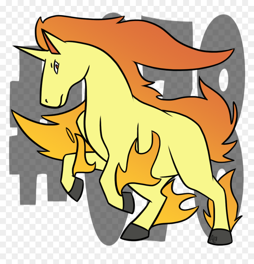 #rapidash #pokemon #pokemonadaypic - Cartoon, HD Png Download - rapidash png