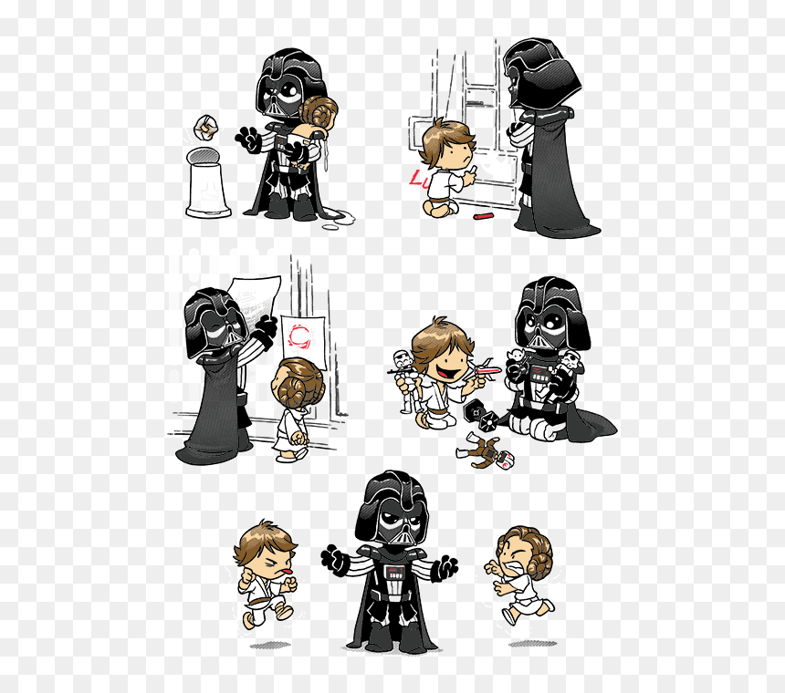 Fathers Day Star Wars, HD Png Download - star wars cartoon png