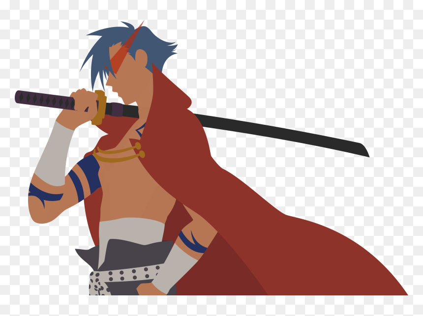 Lagann Kamina 1 , - Gurren Lagann, HD Png Download - kamina png