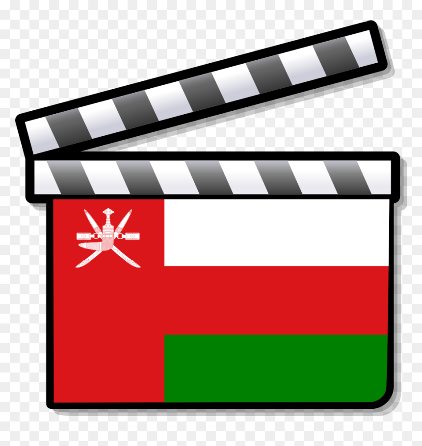 Silent Film Clipart, HD Png Download - oman flag png