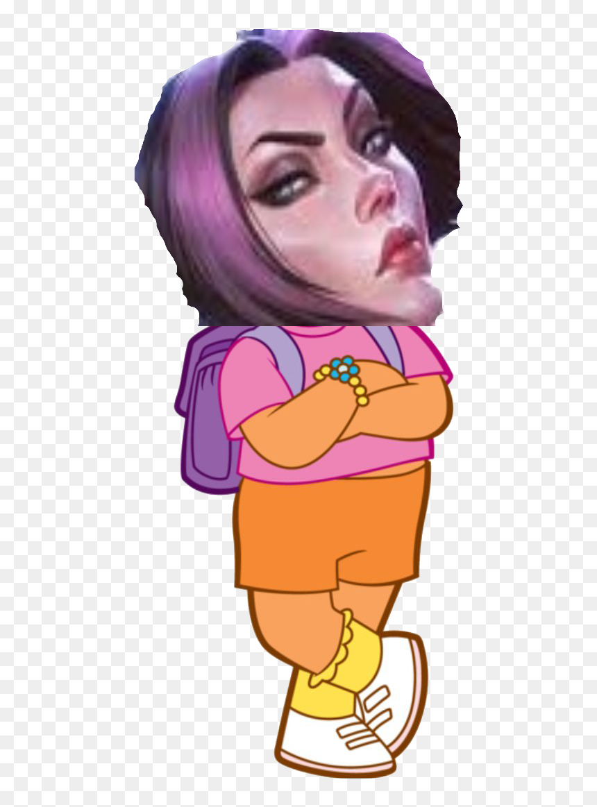 [deleted] What Do You Call A Fed Fiora - Dora Explorer, HD Png Download - fiora png