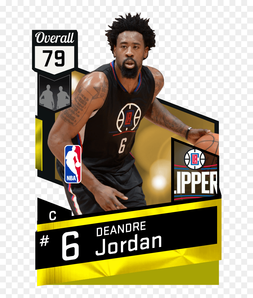 Devin Booker Nba 2k17, HD Png Download - deandre jordan png