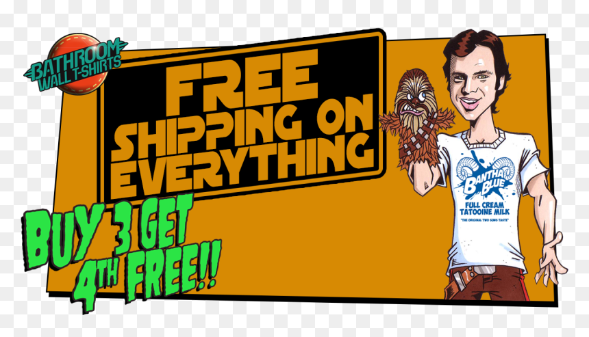 Star Wars T-shirts - Cartoon, HD Png Download - star wars cartoon png
