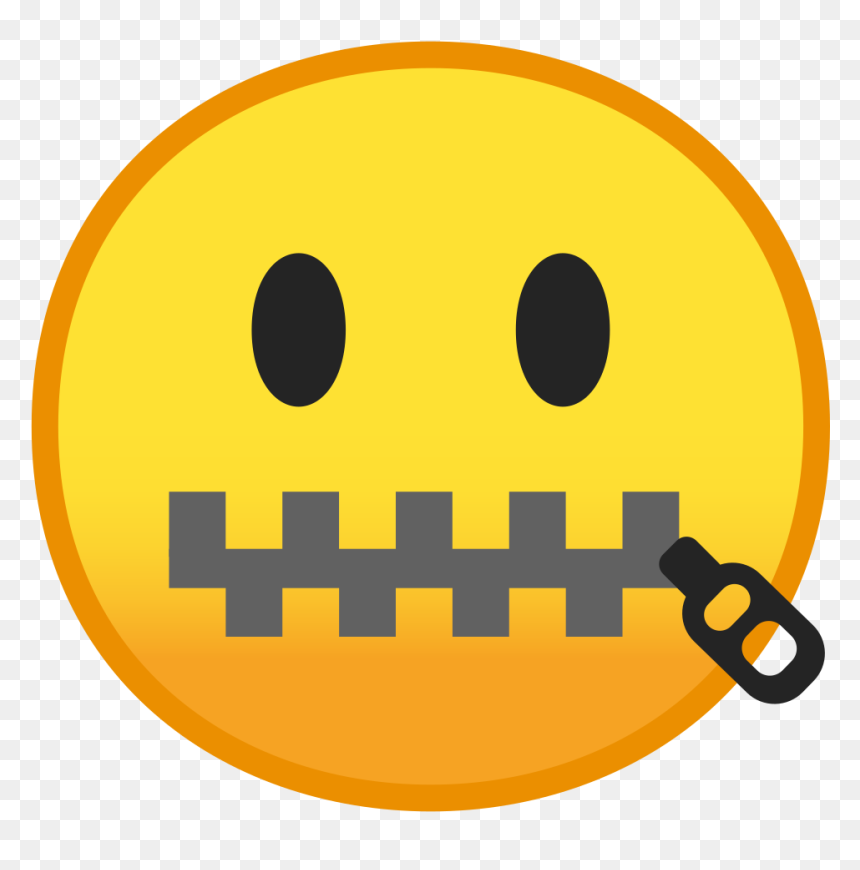 Zipper Mouth Face Icon, HD Png Download - money face emoji png