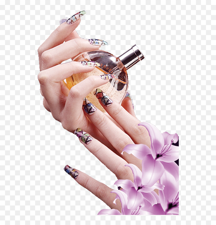 Manicure, Sanida Beauty - Nail Art Png, Transparent Png - nail emoji png