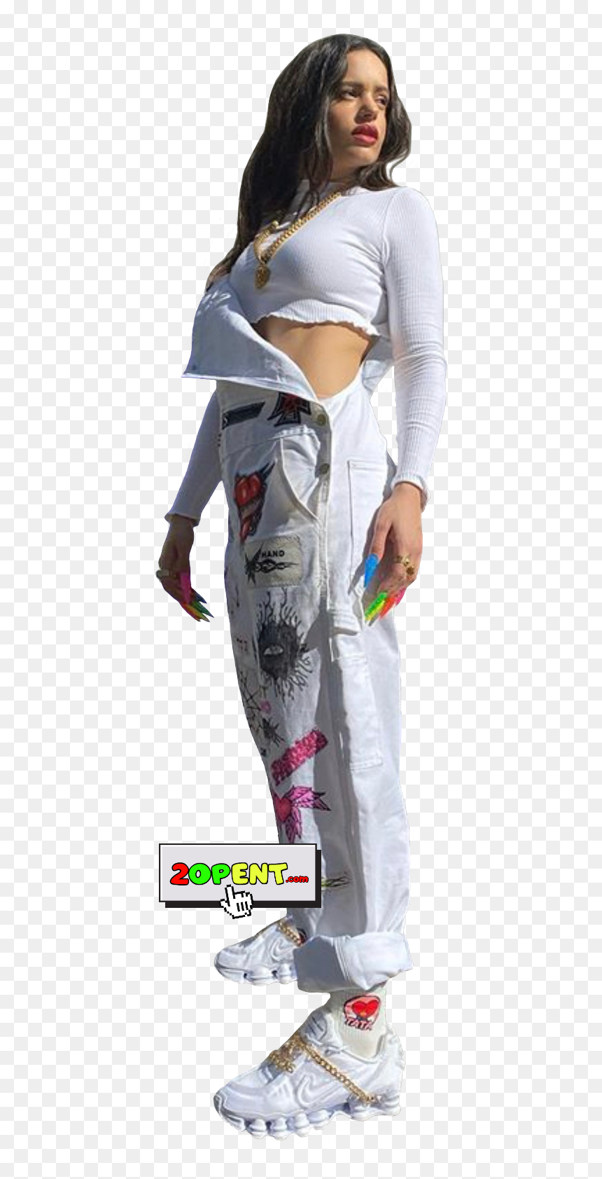 Rosalia White Nike - Seahorse, HD Png Download - maluma png