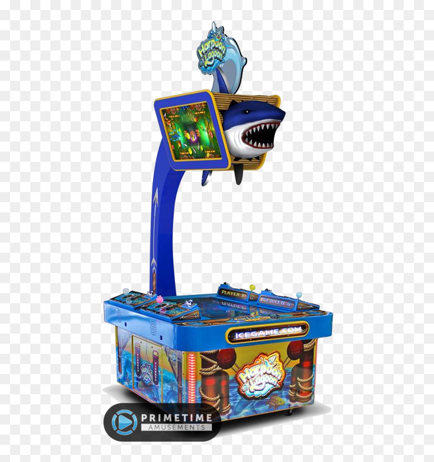 Harpoon Lagoon Deluxe Video Redemption Arcade Machine - Catch The Shark Arcade Game, HD Png Download - harpoon png