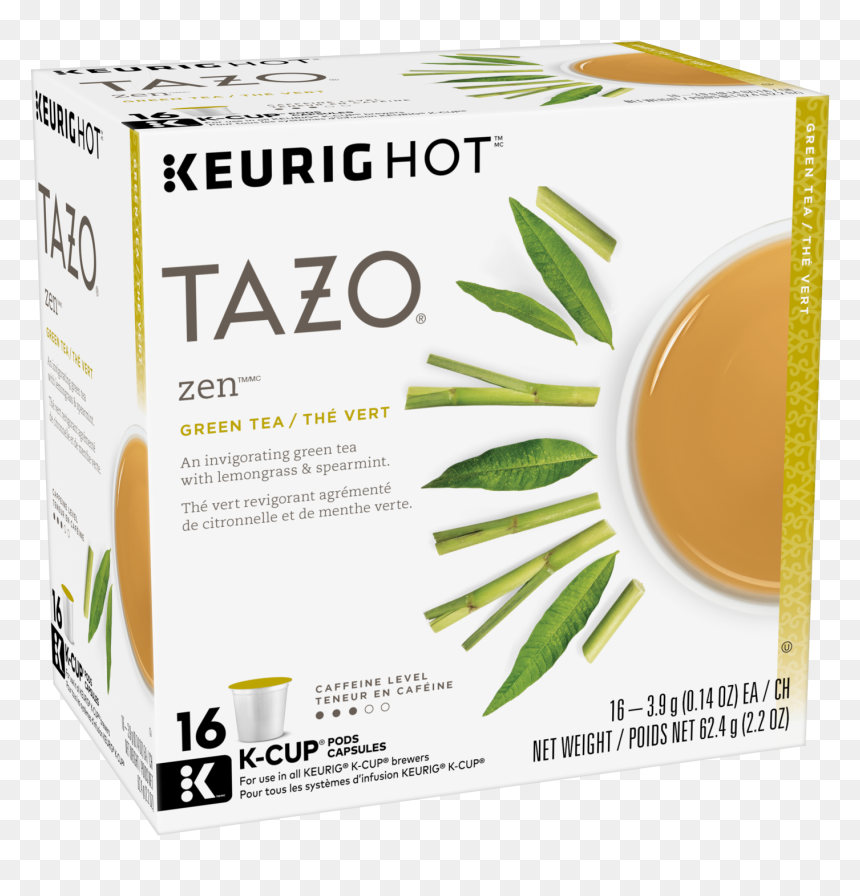 Zen K Png - Tazo Green Tea K Cups, Transparent Png - keurig png