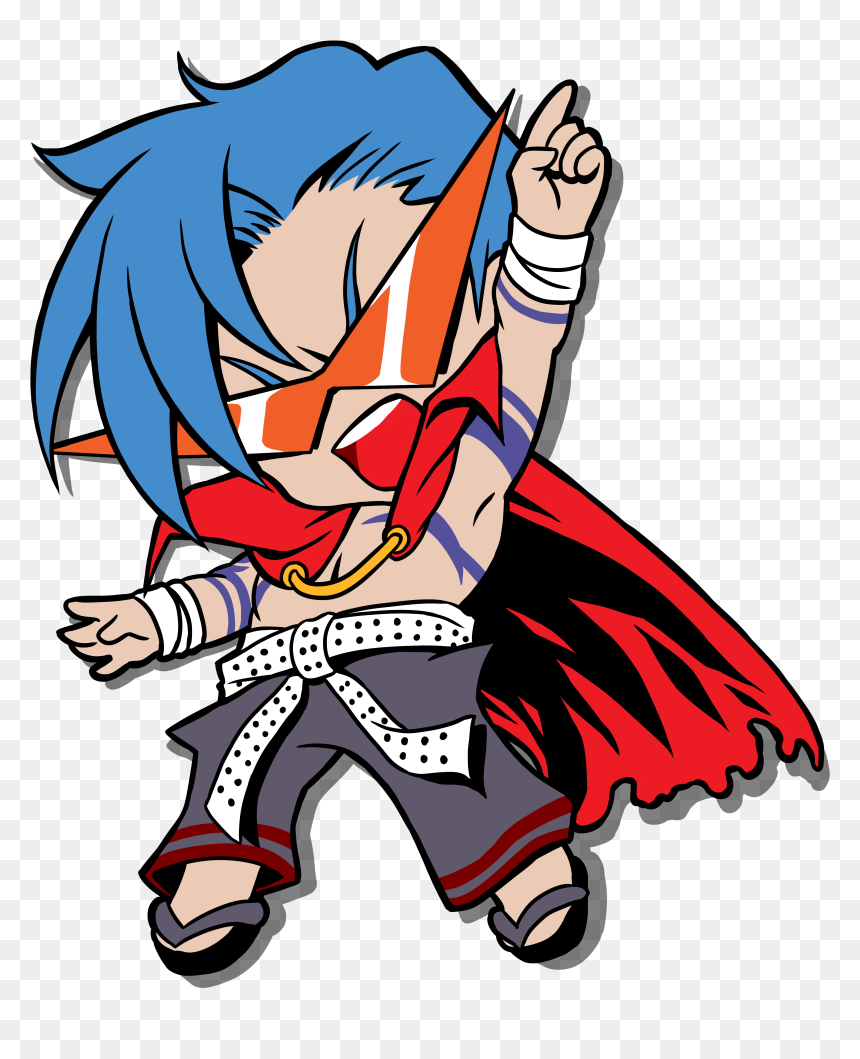 Kamina Stickers, HD Png Download - kamina png