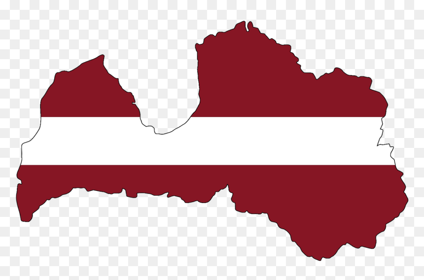 Flags Clipart Multicultural - Latvia Map Icon, HD Png Download - oman flag png