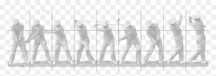 Head Drop In Downswing, HD Png Download - golf swing png