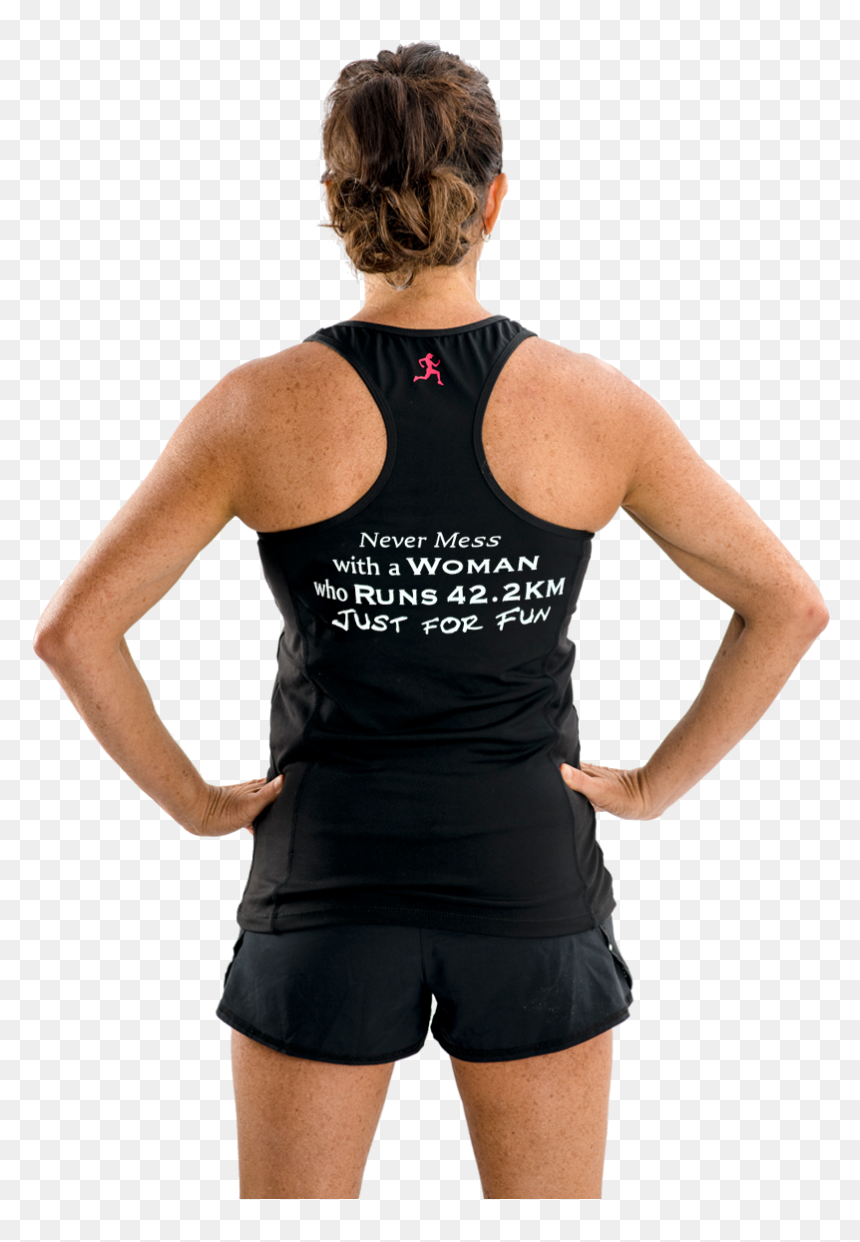 Girl, HD Png Download - woman running png