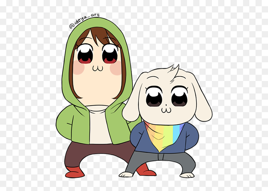 “ I Was Rewatching Pop Team Epic And I Suddenly Thought - Cartoon, HD Png Download - pop team epic png