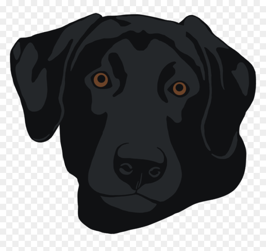 Black Lab Head - Dog Licks, HD Png Download - black lab png
